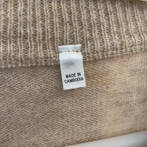 NWT Muji Mock Neck Yak Wool Sweater - Size S - Picture 5 of 11
